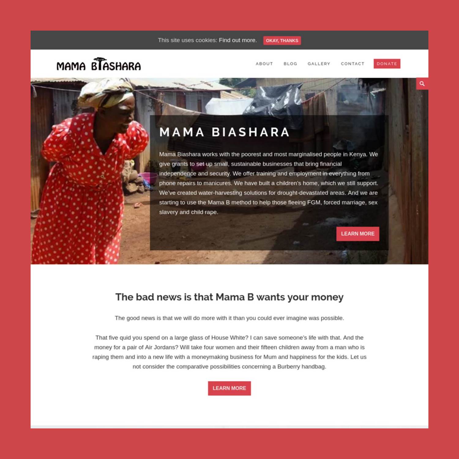 Mama Biashara Website